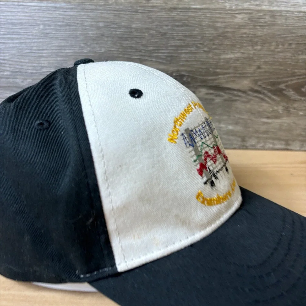 Northwest Polygraph Examiners Hat Cap Strap Back‎ Black White Adjustable